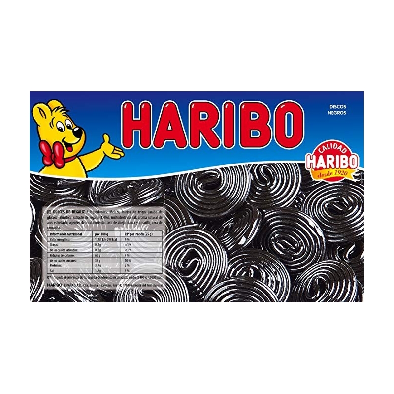 Discos negros 2 kg. Haribo 