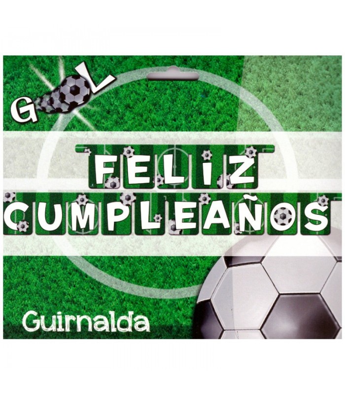 Guirnalda Feliz Cumpleaños Fútbol 1 und 