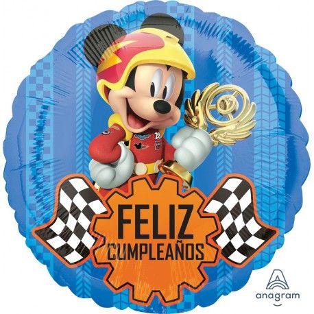 Guirnalda Feliz Cumpleaños. de la licencia oficial Mickey, superpilotos,  producto de carton