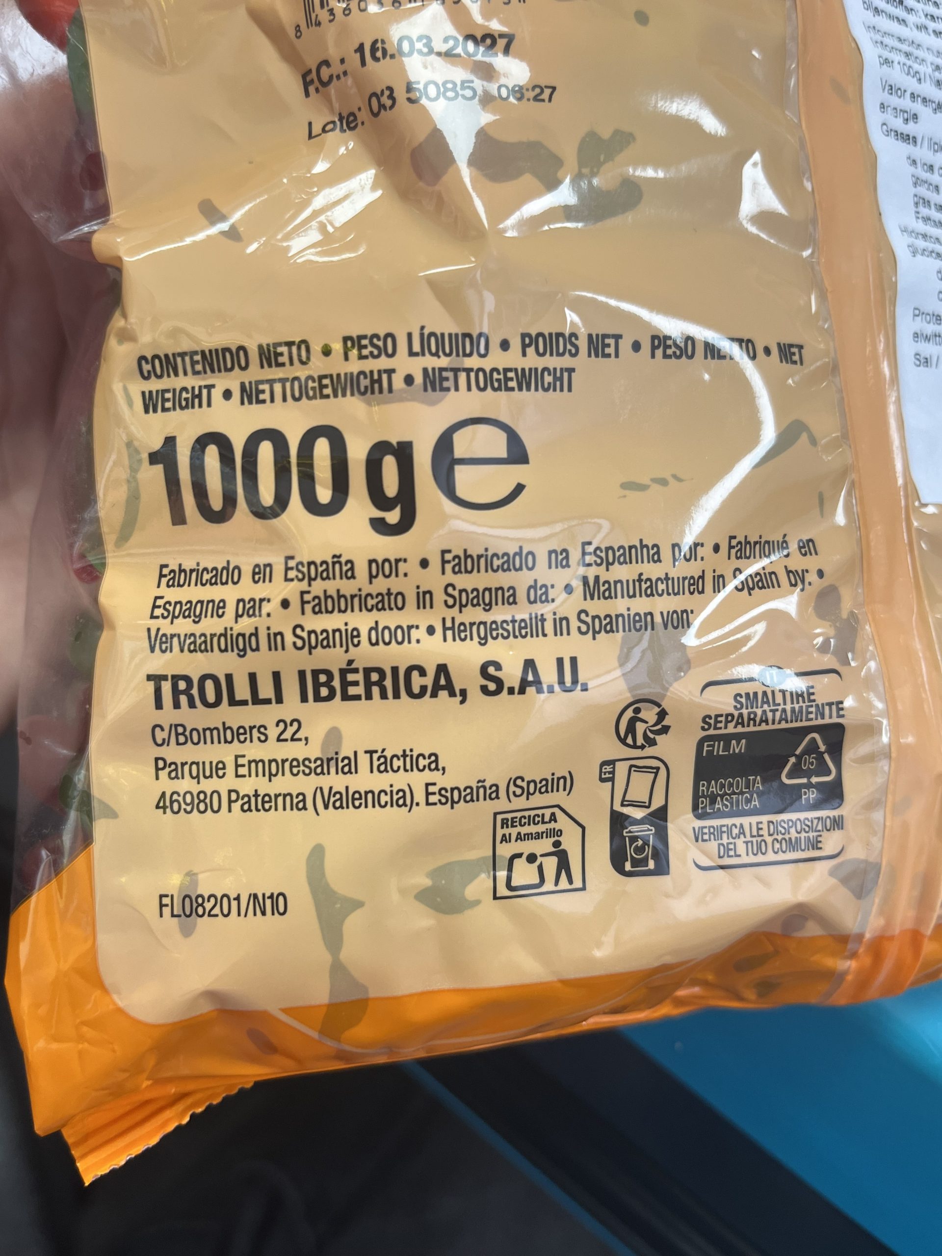BESITOS DE FRESA TROLLI 1KG - Imagen 4