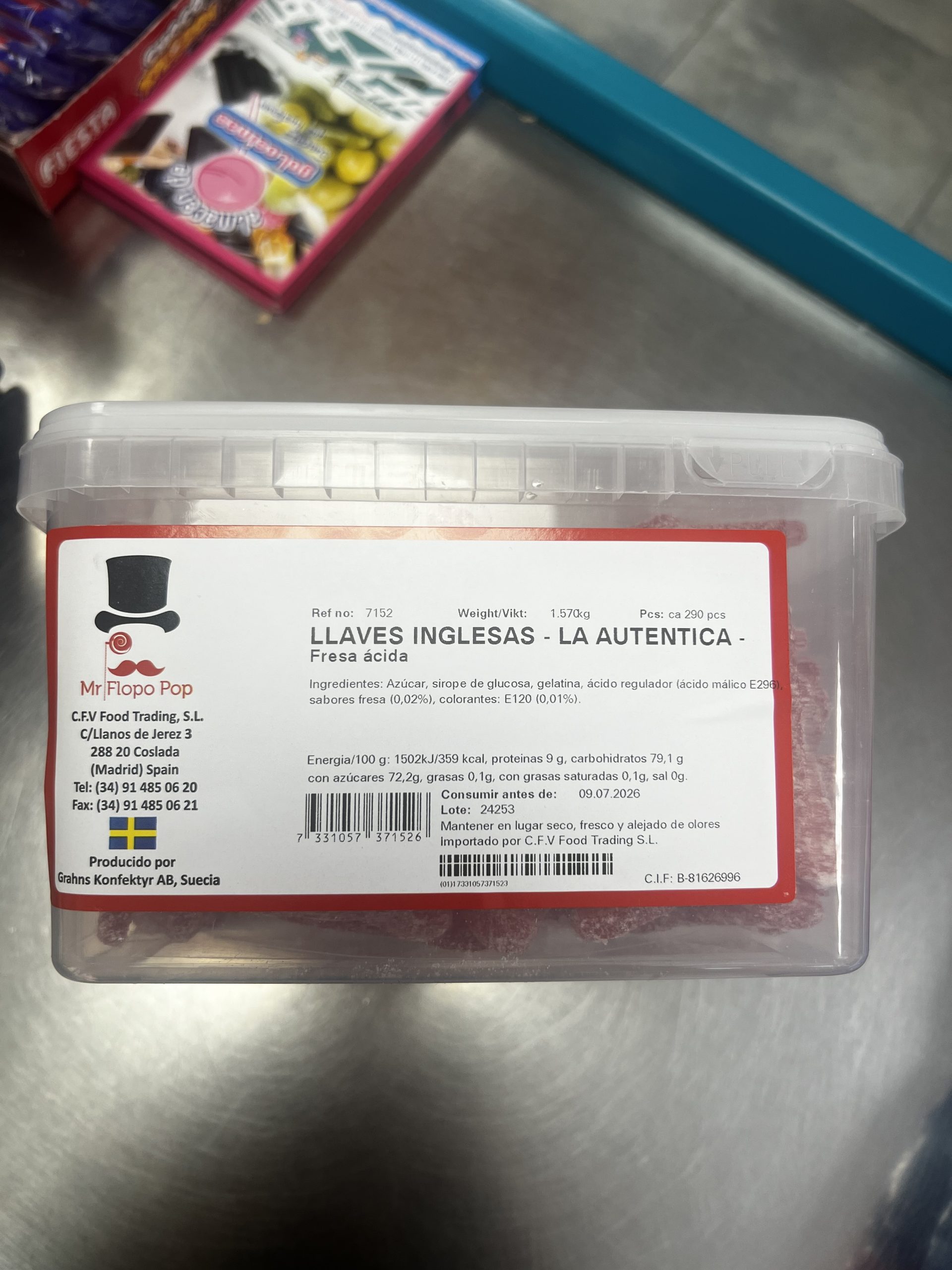 LLAVES FRESA ÁCIDA 290U - Imagen 5