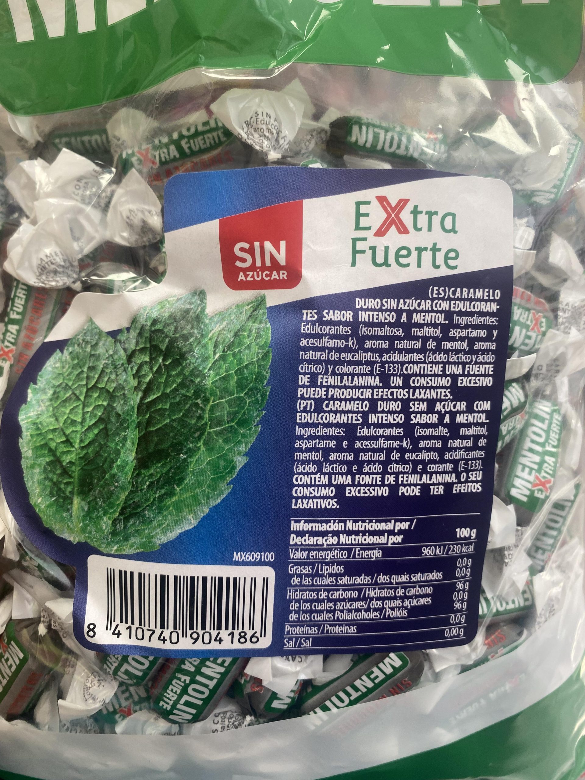 MENTOLIN EXTRA FUERTE S/A 1KG. - Imagen 4
