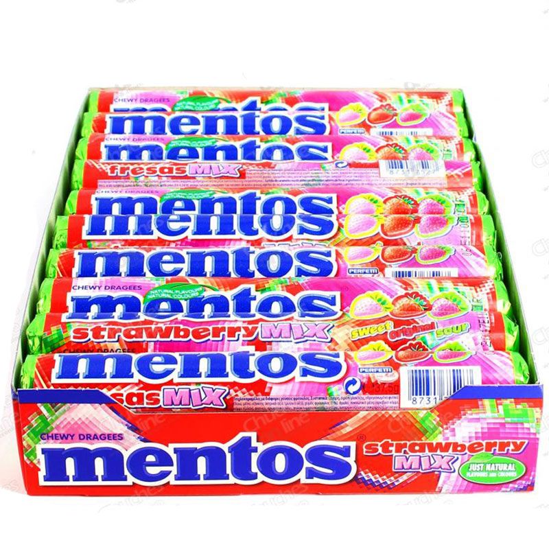 MENTOS FRESA 20 UNDS - Imagen 2