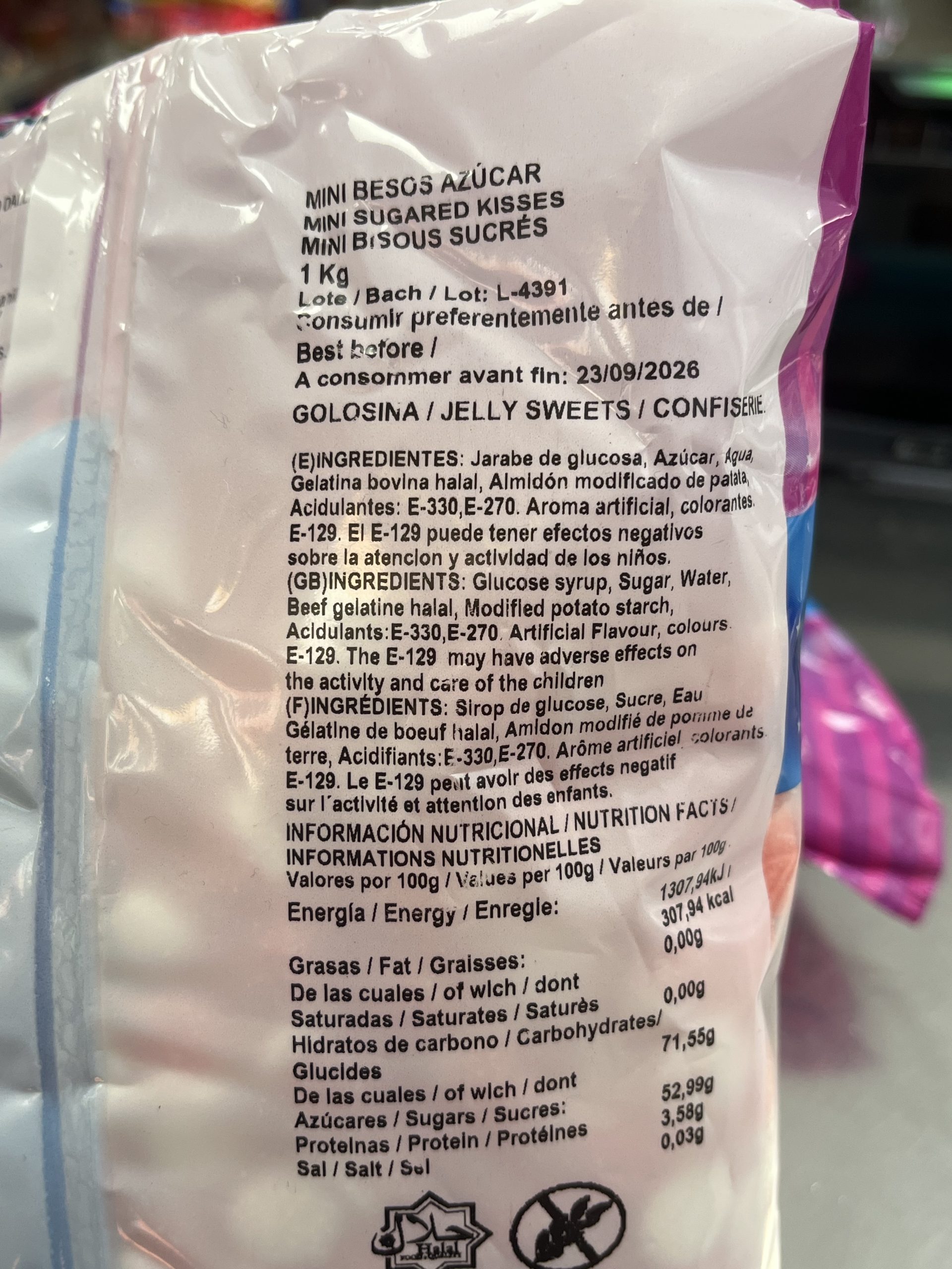 MINI BESOS AZÚCAR 1 KG DULCEPLUS - Imagen 5