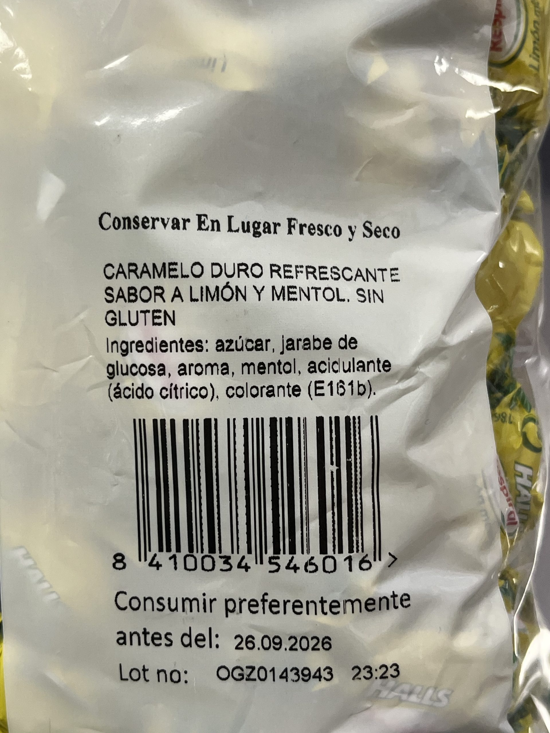 RESPIRAL LIMON-MENTOL 1 KG. - Imagen 7