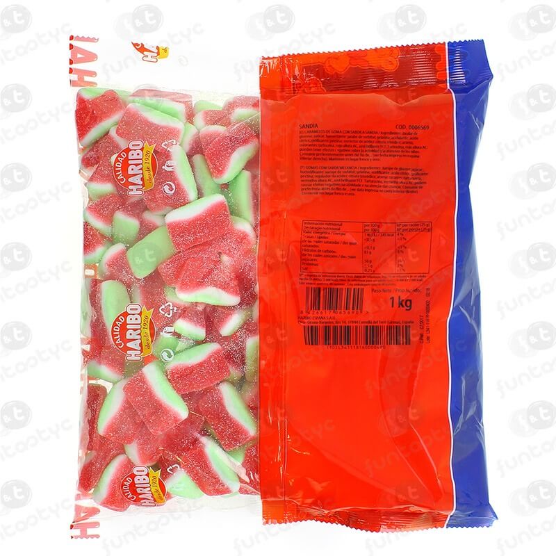 TAJADAS SANDÍA HARIBO 1 KG. - Imagen 4