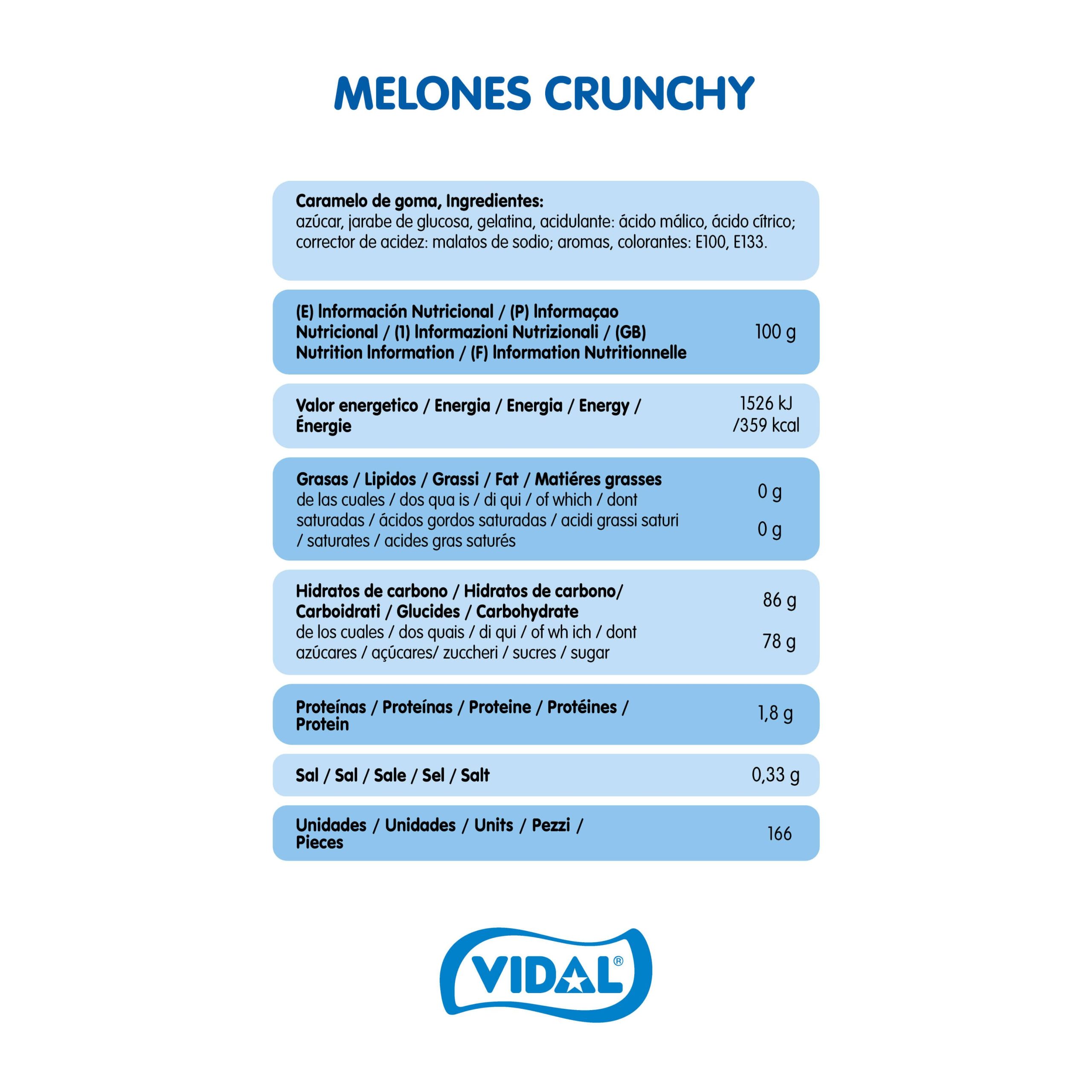 MELONES CRUNCHY VIDAL 1KG - Imagen 4