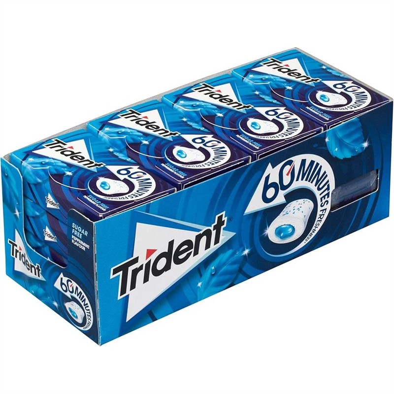 Trident 60 Minutos Menta 16 U