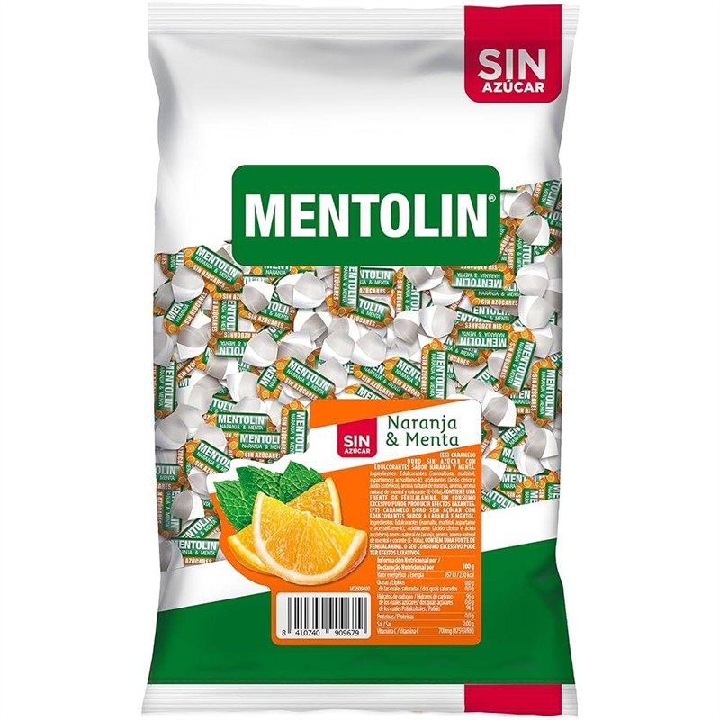 Mentolín Naranja Y Menta 1Kg. S/A - Mentolin