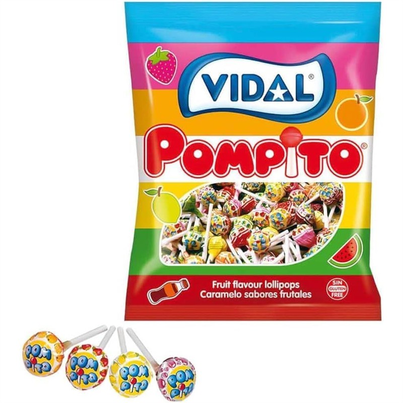 Pompitos Surtidos 100 Und Vidal