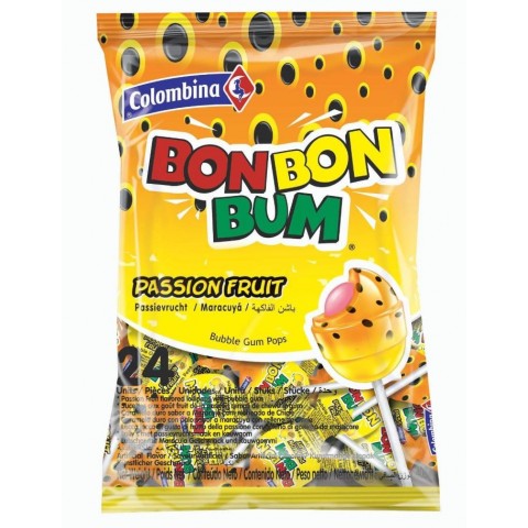 Bon Bon Bum Maracuya 24U. - Colombina