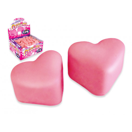 Corazones Fresa Fini 75 Unds