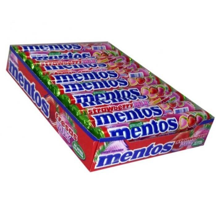 Mentos Fresa 20 Unds