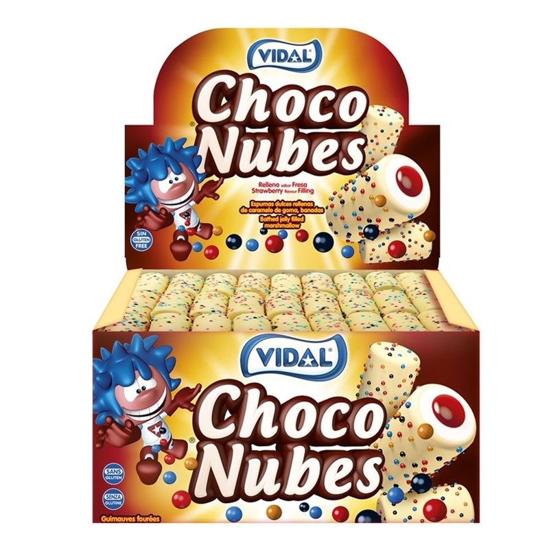 Choconubes Rellenas 75U - Vidal
