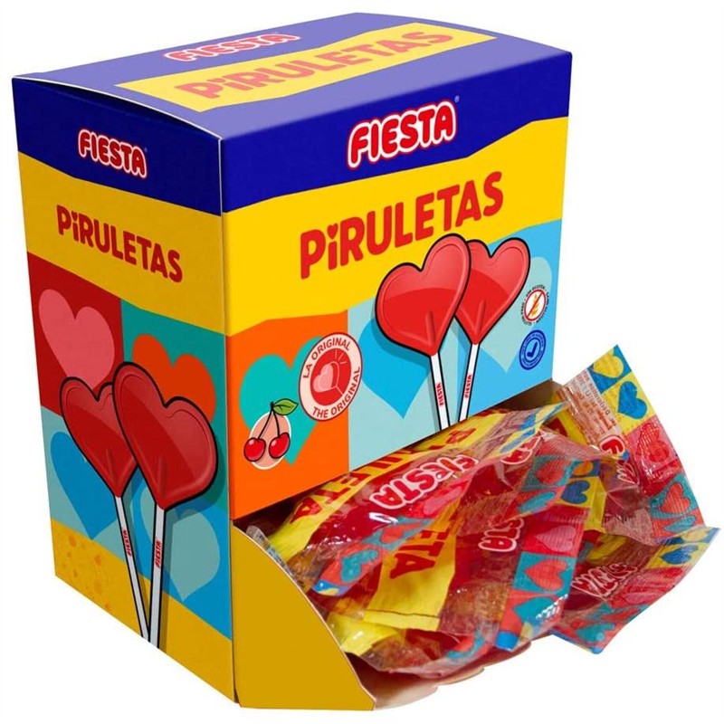 Piruleta Fiesta Cereza 20U