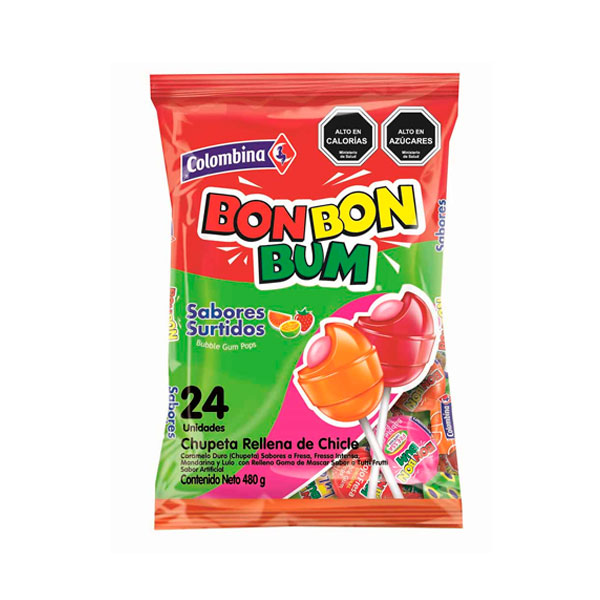 Bon Bon Bum Surtido 24U - Colombina