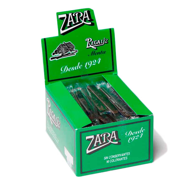 Regaliz Menta Zara 100 U